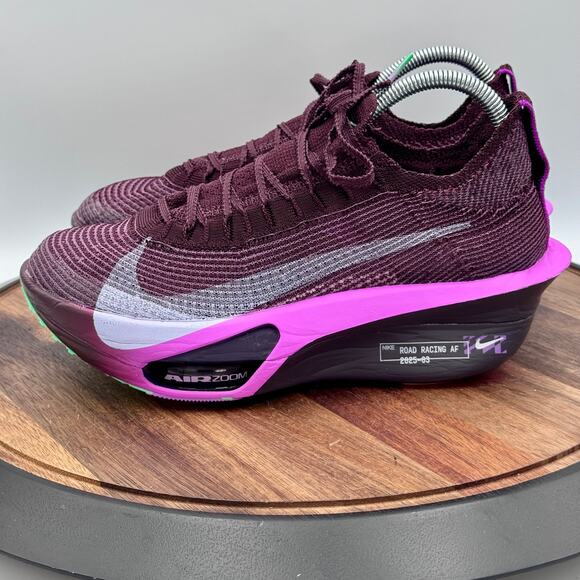 NIKE Air Zoom Alphafly Next% 3 Faith Kipyegon IB4201-600 Burgundy Women's 8.5 - Picture 3 of 10